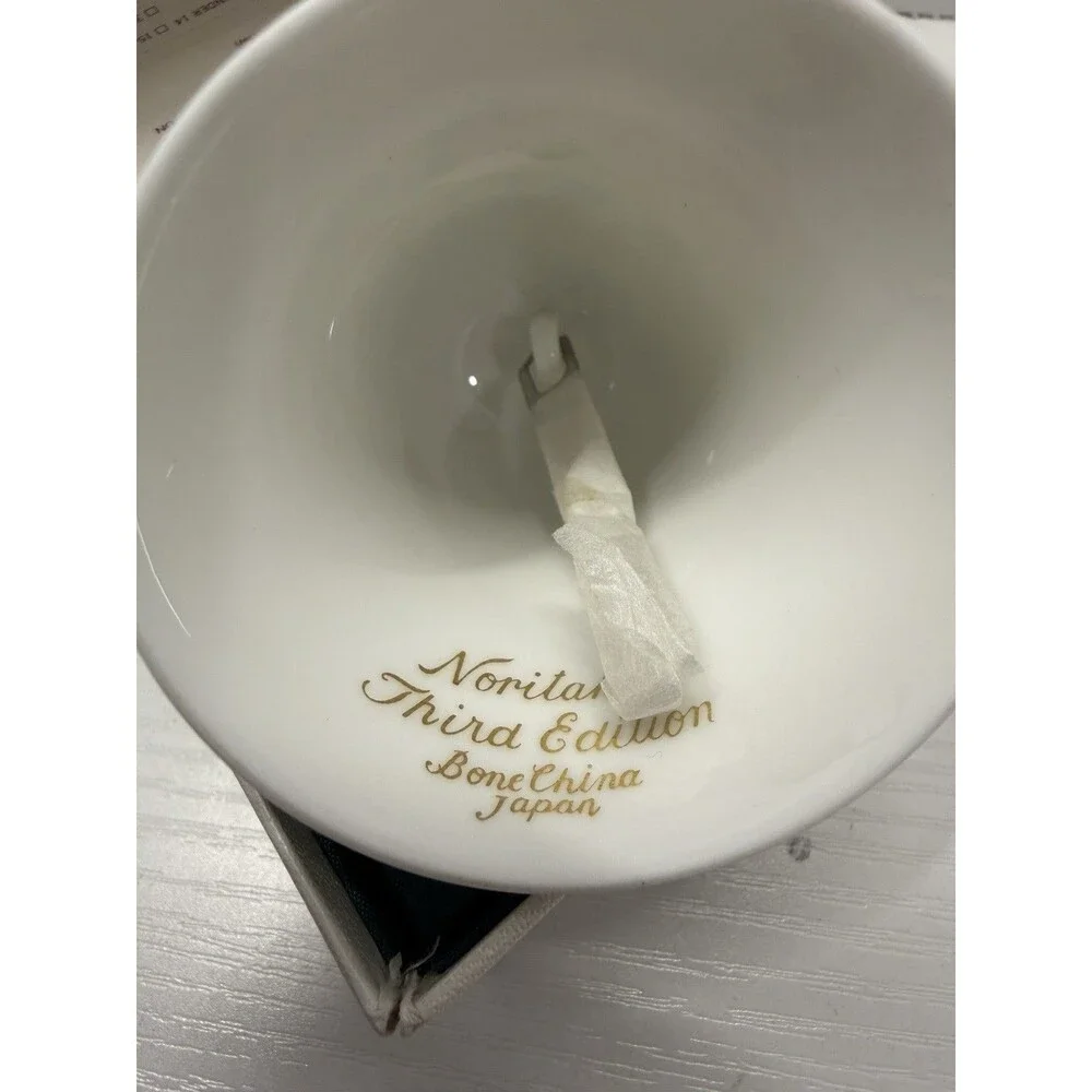 Noritake Christmas Bell 1974 Ltd Ed. Bone China#54909 NOB 2 Turtle Doves 3rd Ed.